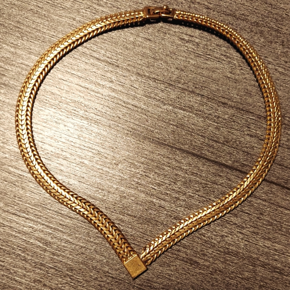 Vintage Monet gold choker